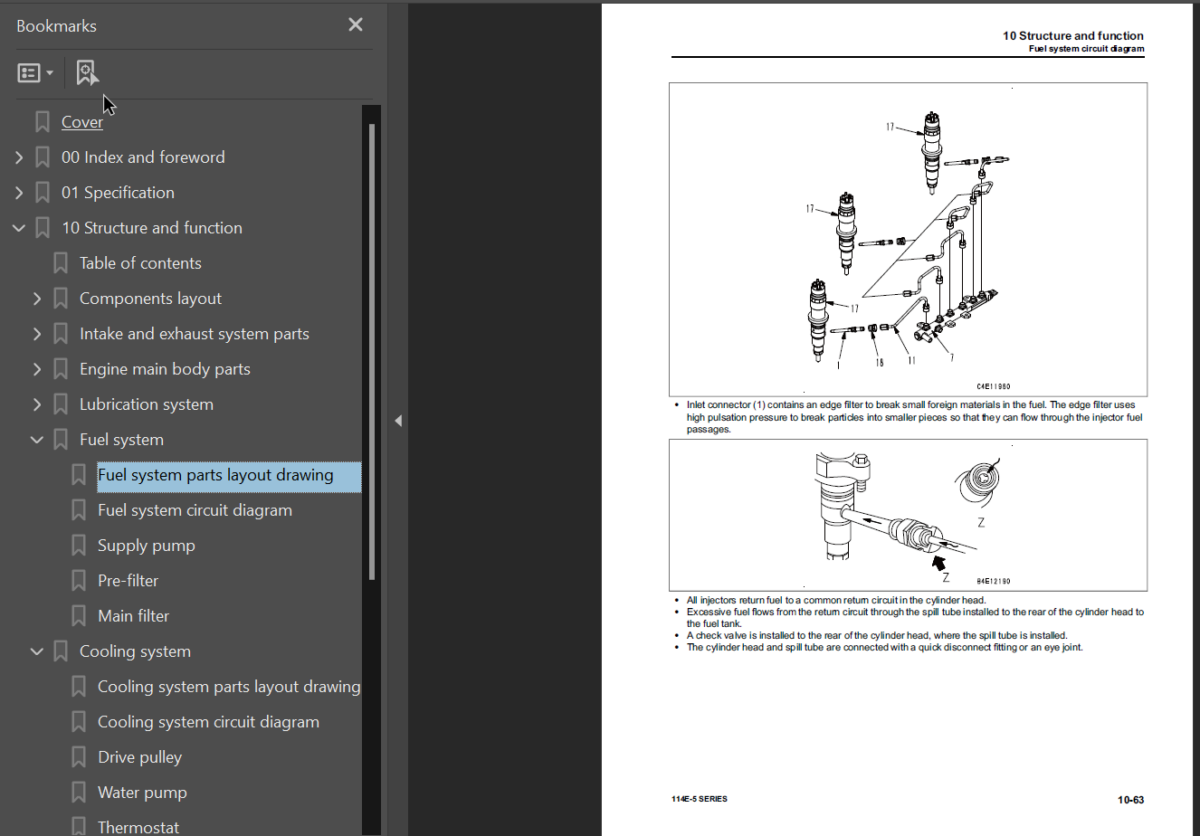 114E -5 SERIES Engine Shop Manual