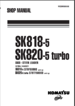 SK818-5 SK820-5 turbo (37BTF50003) Shop Manual