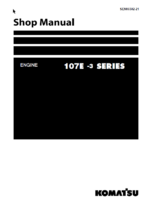 107E -3 SERIES Engine Shop Manual