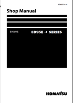 3D95E -1 SERIES Engine Shop Manual