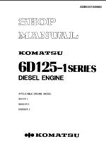 6D125-1 SERIES Diesel Engine Shop Manual