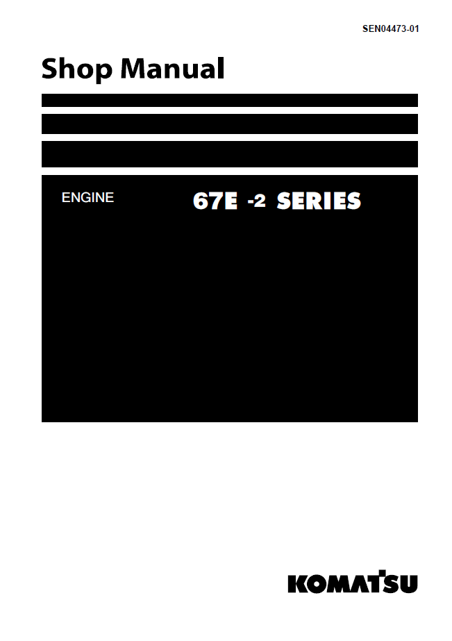 67E -2 SERIES Series Shop Manual