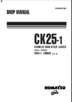 CK25-1 Shop Manual