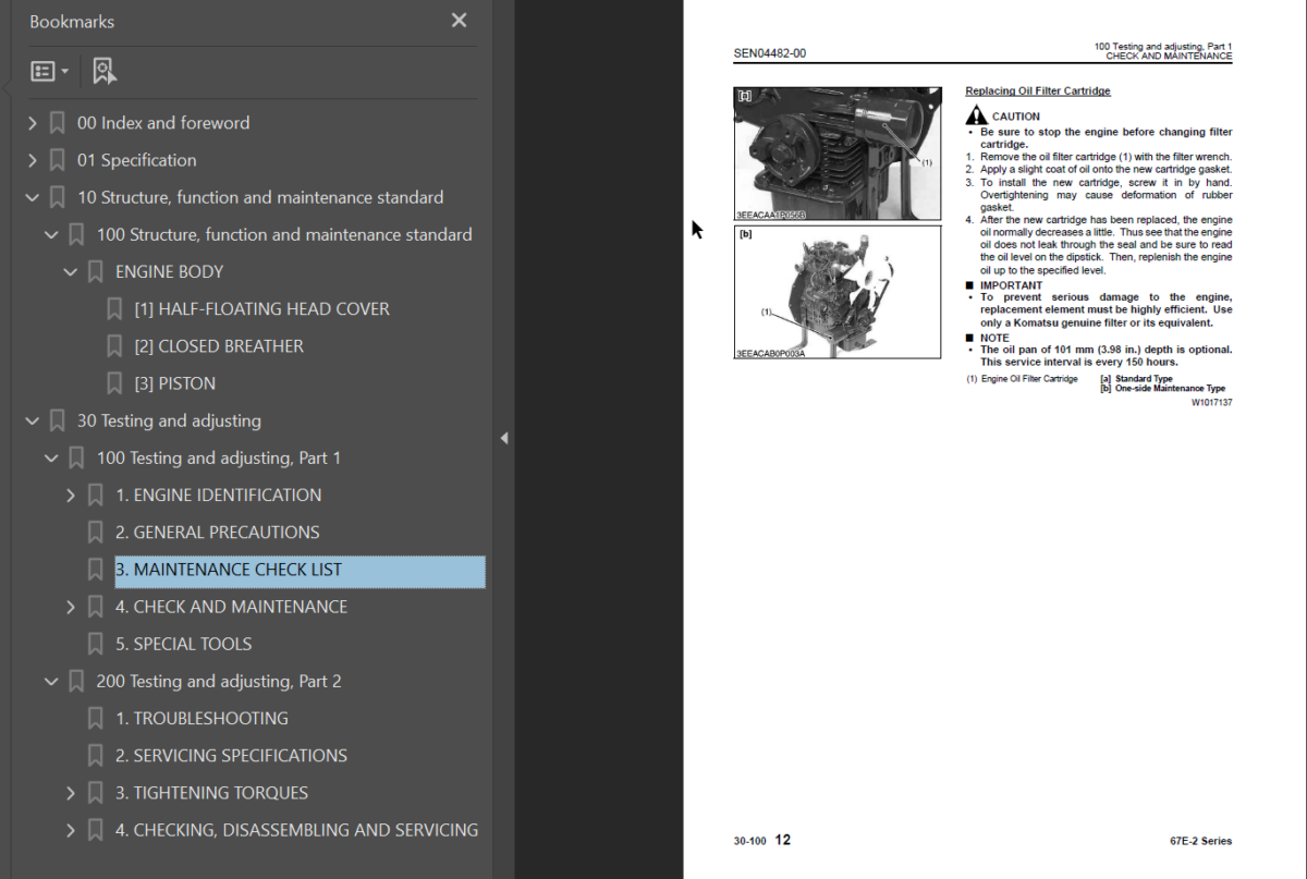 67E -2 SERIES Series Shop Manual