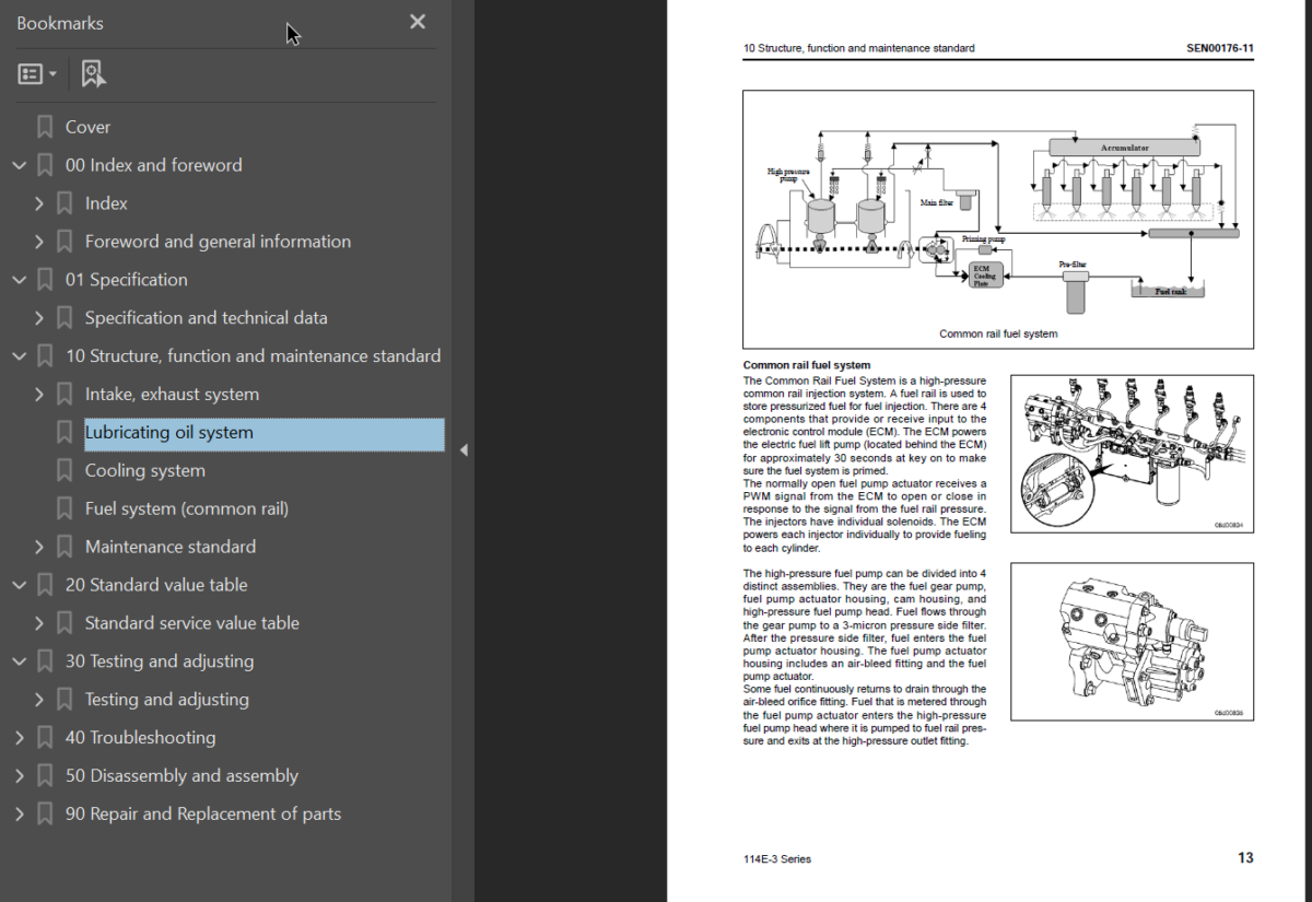 114E -3 SERIES Engine Shop Manual