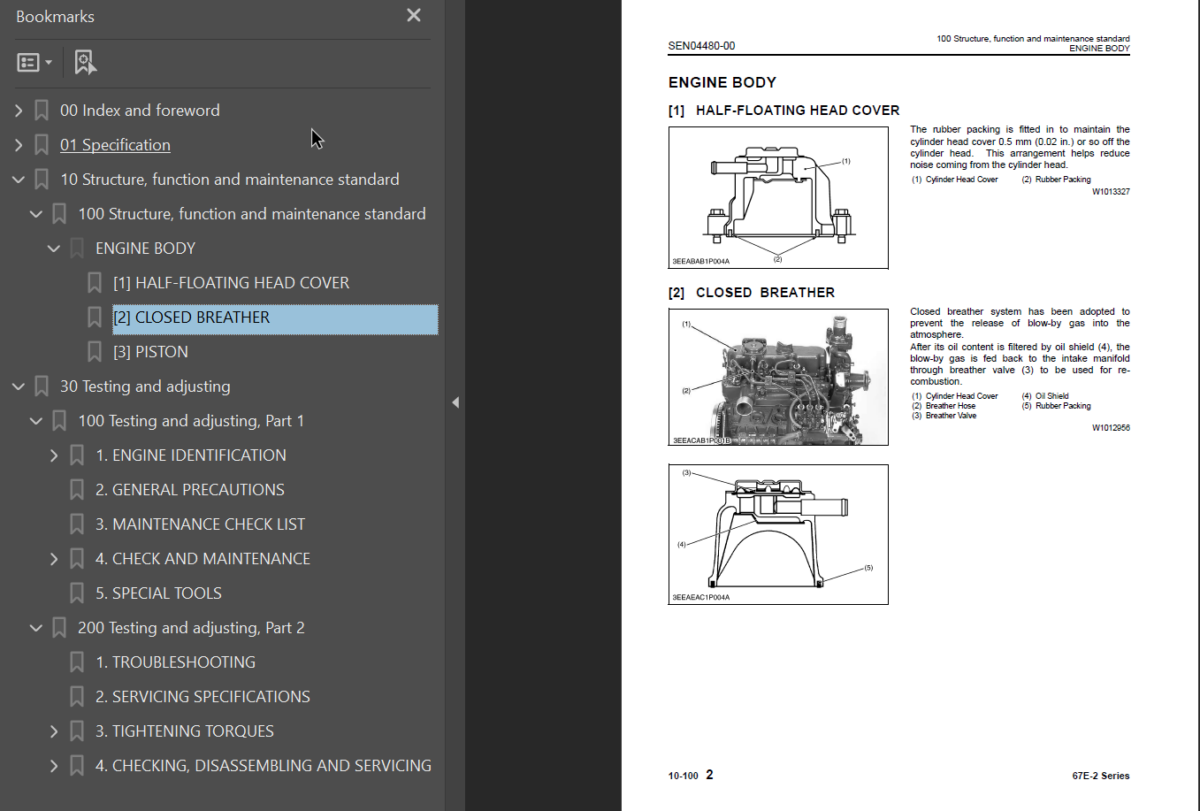 67E -2 SERIES Series Shop Manual