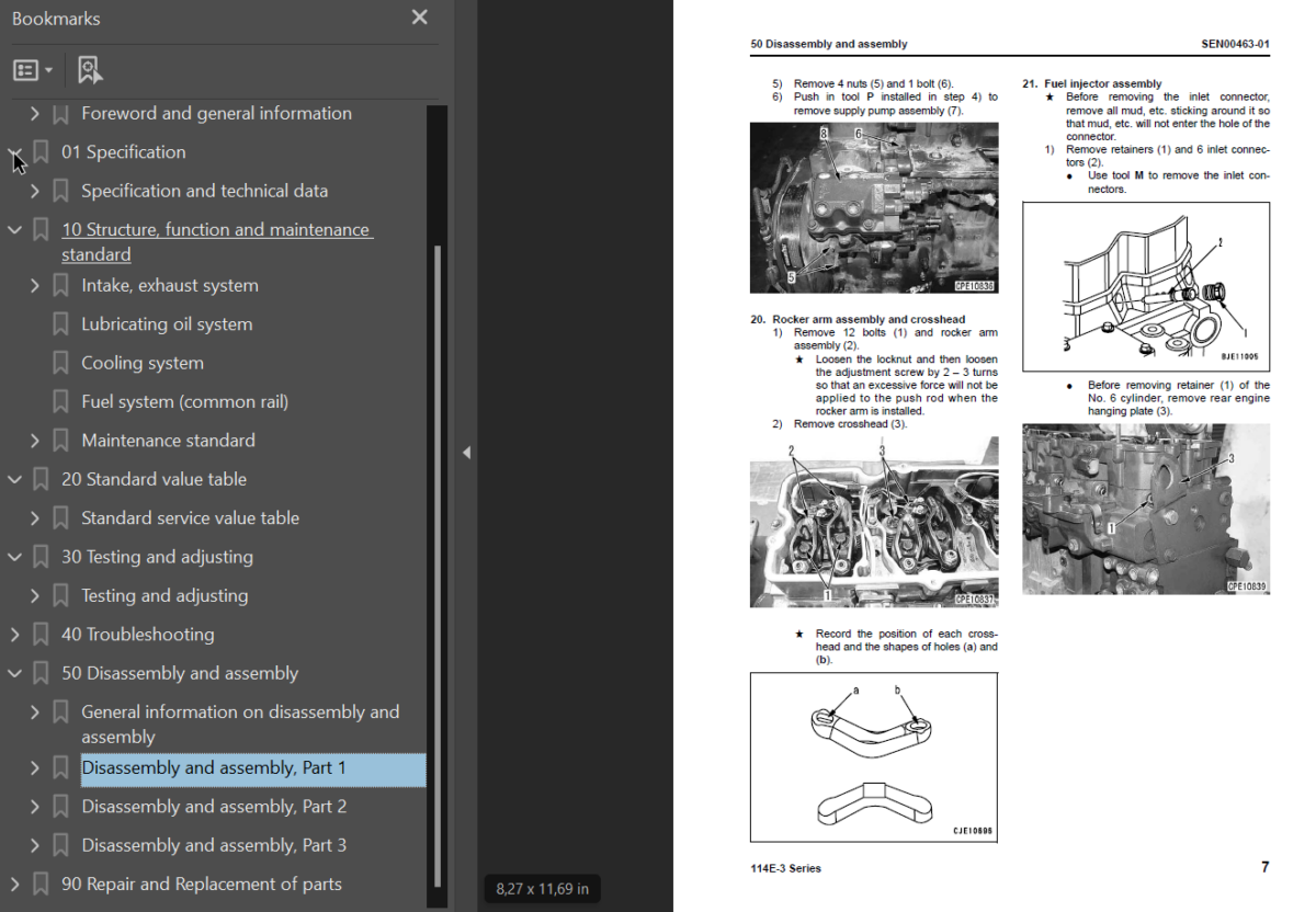 114E -3 SERIES Engine Shop Manual