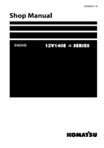 12V140E -3 SERIES Engine Shop Manual