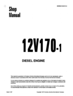 12V170-1 Diesel Engine Shop Manual