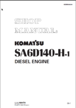 SA6D140-H-1 Diesel Engine Shop Manual