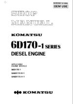 6D170-1 SERIES Diesel Engine Shop Manual