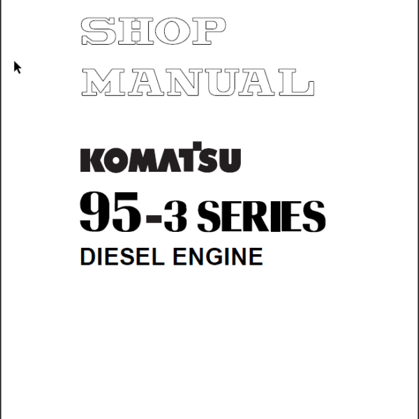 95-3 SERIES Diesel Engine Shop Manual