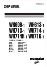 WH609-1 WH613-1 WH713-1 WH714-1 WH714H-1 WH716-1 Shop Manual