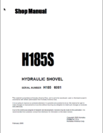 H185S Shop Manual