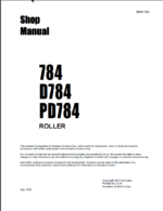 784 D784 PD784 Shop Manual