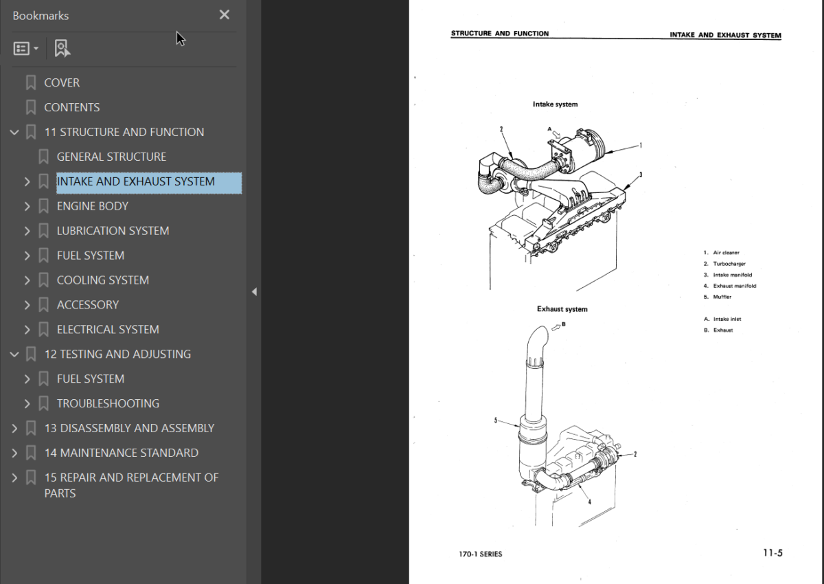 6D170-1 SERIES Diesel Engine Shop Manual