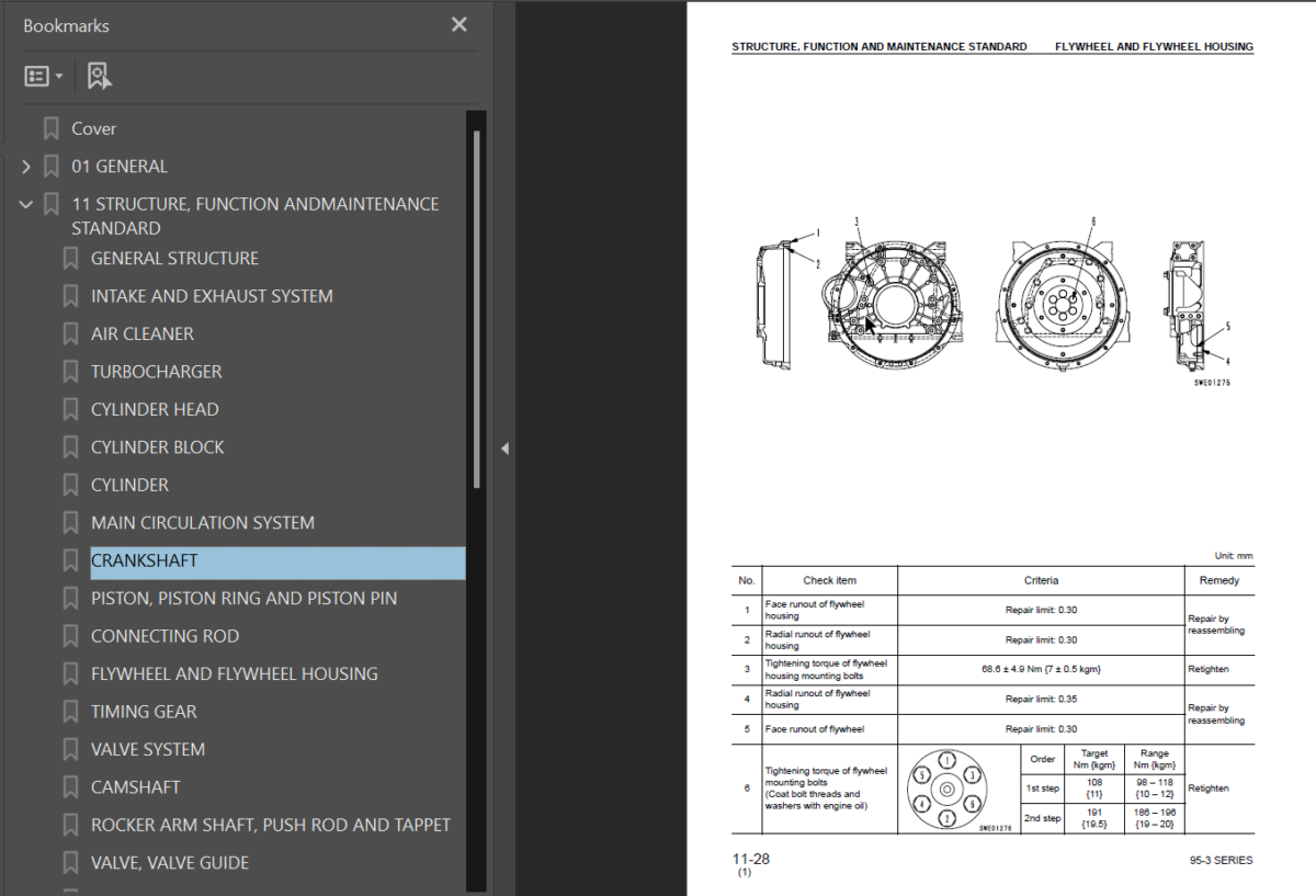 95-3 SERIES Diesel Engine Shop Manual