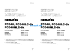 HYDRAULIC EXCAVATOR PC340 PC340LC-6K PC340NLC-6K Shop Manual