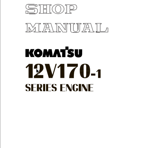 12V170-1 SERIES Engine Shop Manual