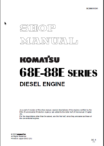 68E-88E SERIES Diesel Engine Shop Manual