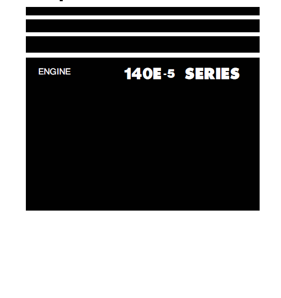 140E-5 SERIES Engine Shop Manual