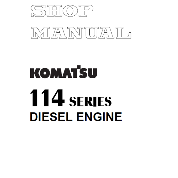 114 SERIES Diesel Engine Shop Manual