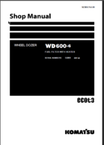 WD600-6 (SEN06764-00) Shop Manual