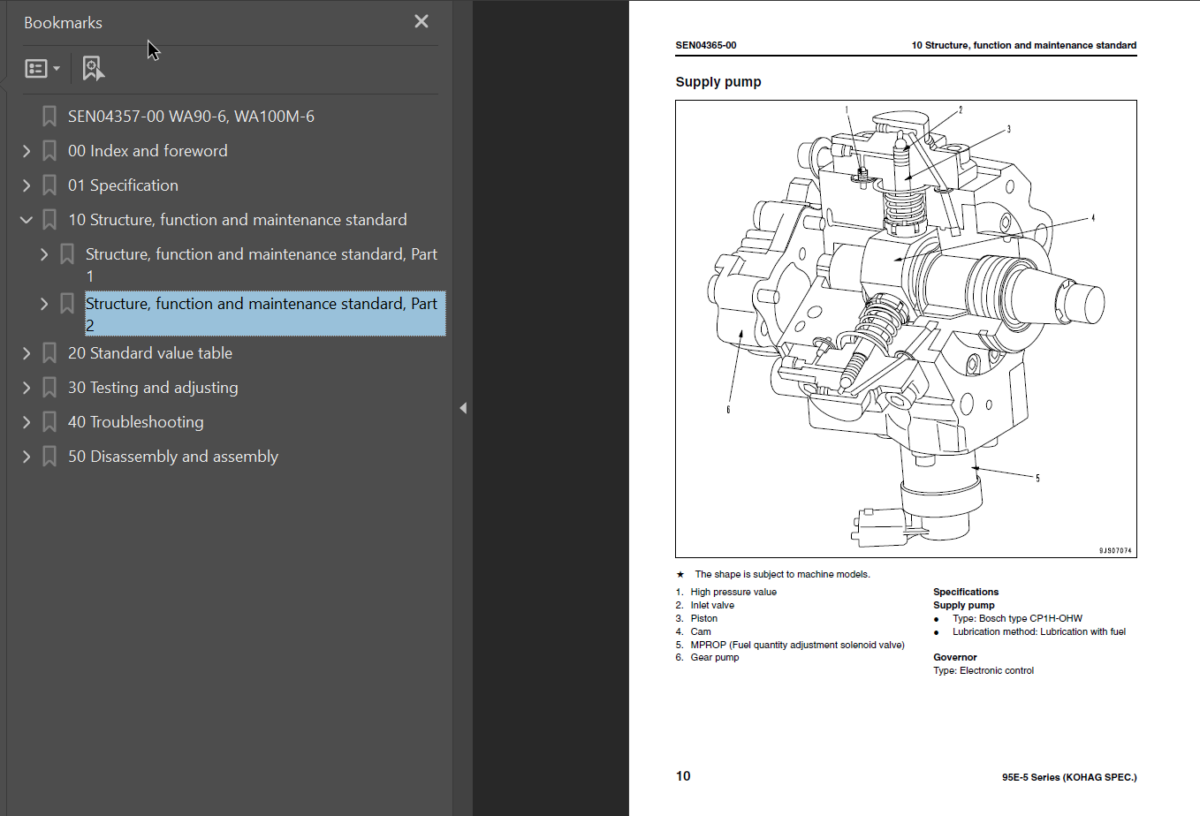 95E-5 SERIES Engine Shop Manual