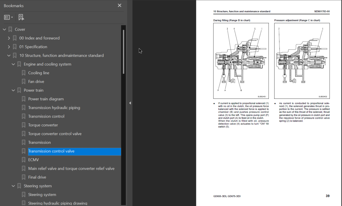 GD655-3E0 GD675-3E0 Shop Manual