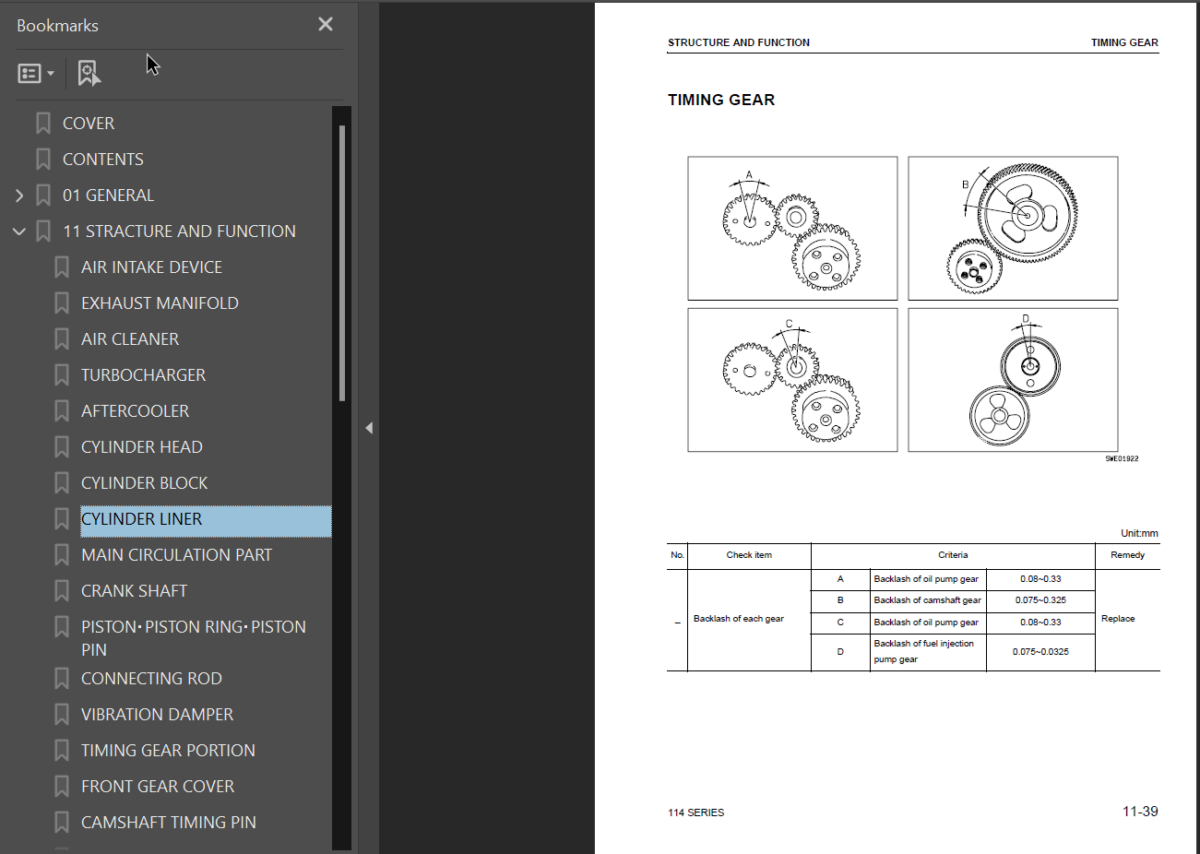 114 SERIES Diesel Engine Shop Manual