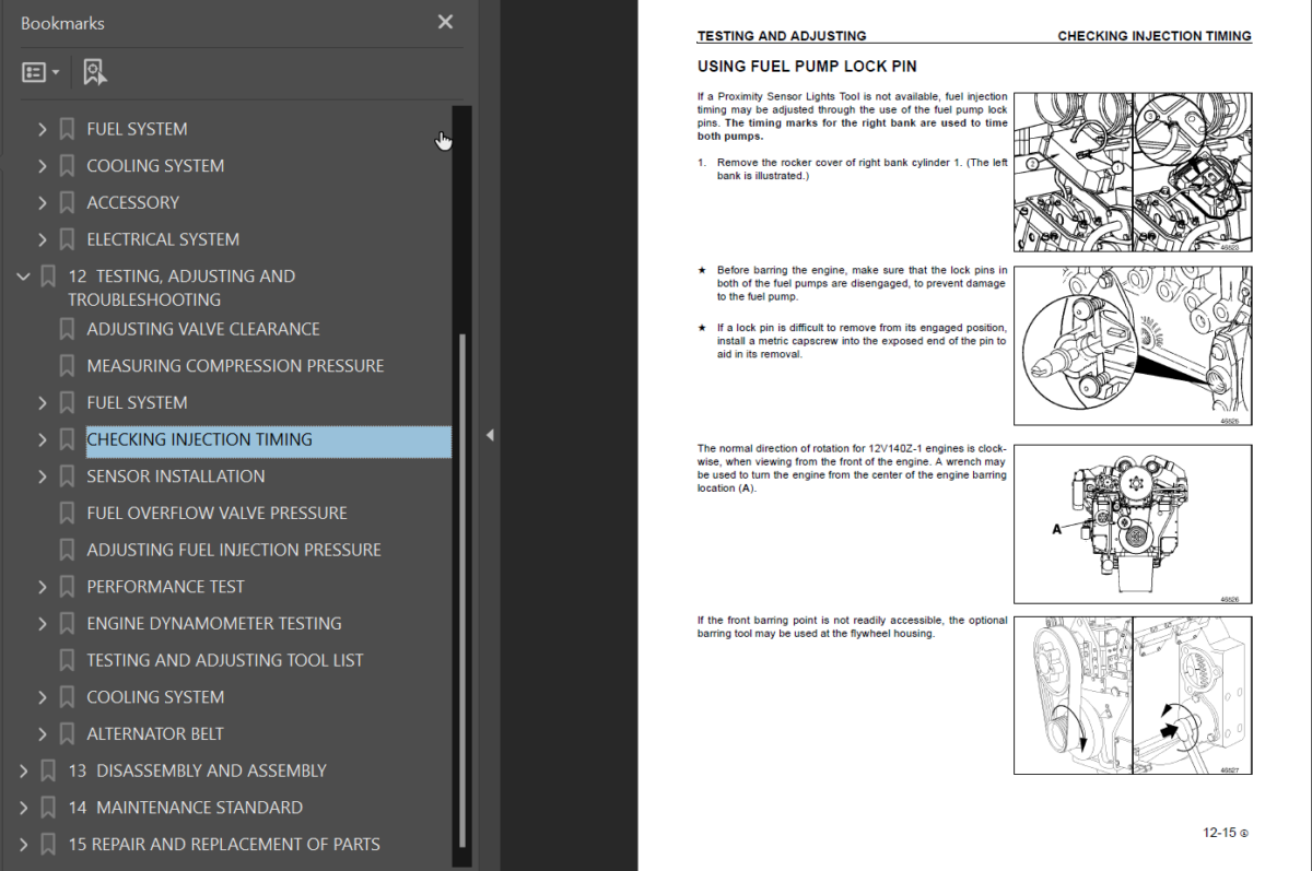 SA12V140Z-1 SERIES SAA12V140ZE-2 SERIES DIESEL ENGINE Shop Manual