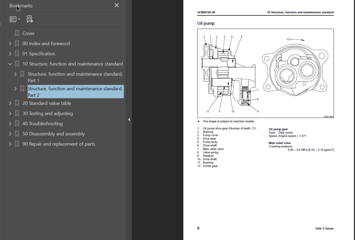 125E -5 SERIES Engine Shop Manual