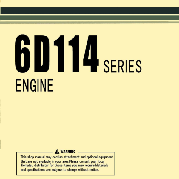 6D114 SERIES Engine Shop Manual