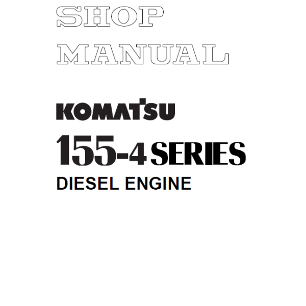 155-4 SERIES Engine Shop Manual