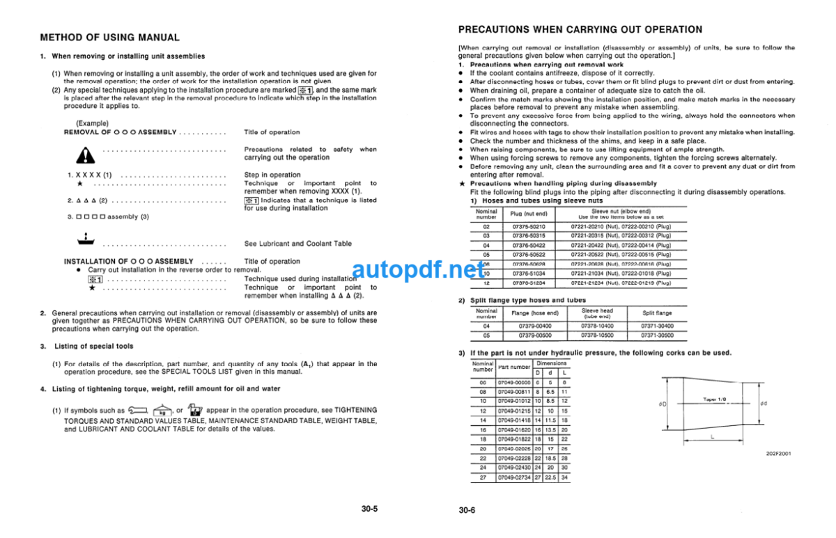 HYDRAULIC EXCAVATOR PC300LC-5 614TA ENGINE PC400LC-5 LTA-10C Shop Manual