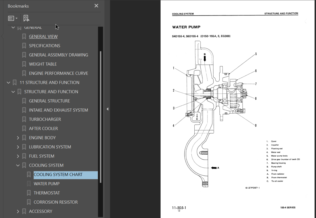 155-4 SERIES Engine Shop Manual