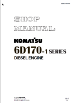 6D170-1 SERIES Diesel Engine Shop Manual