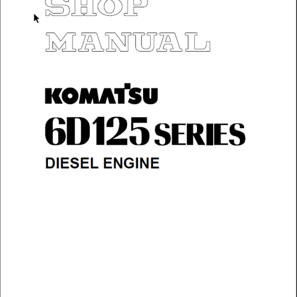 6D125 SERIES Diesel Engine Shop Manual