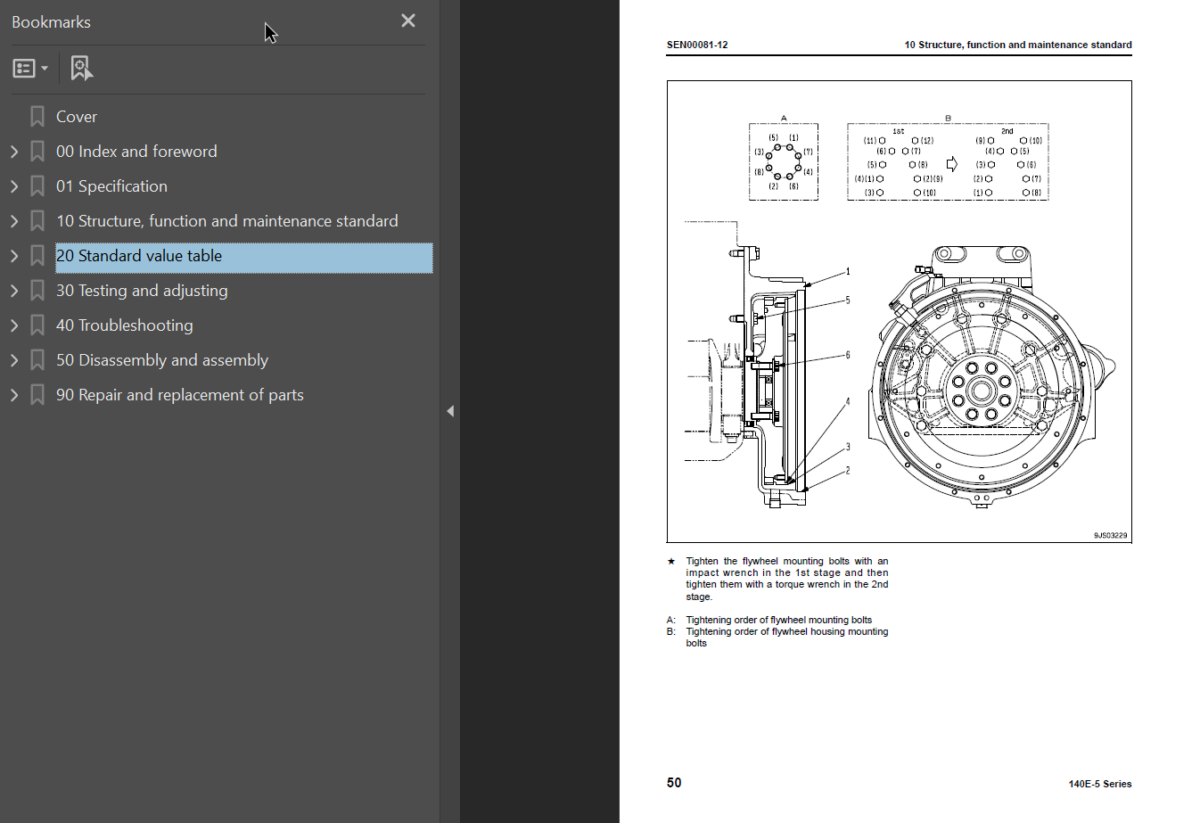 140E-5 SERIES Engine Shop Manual