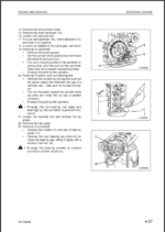 GCT GK15 GK21 GK25 Gasoline Engine Shop Manual