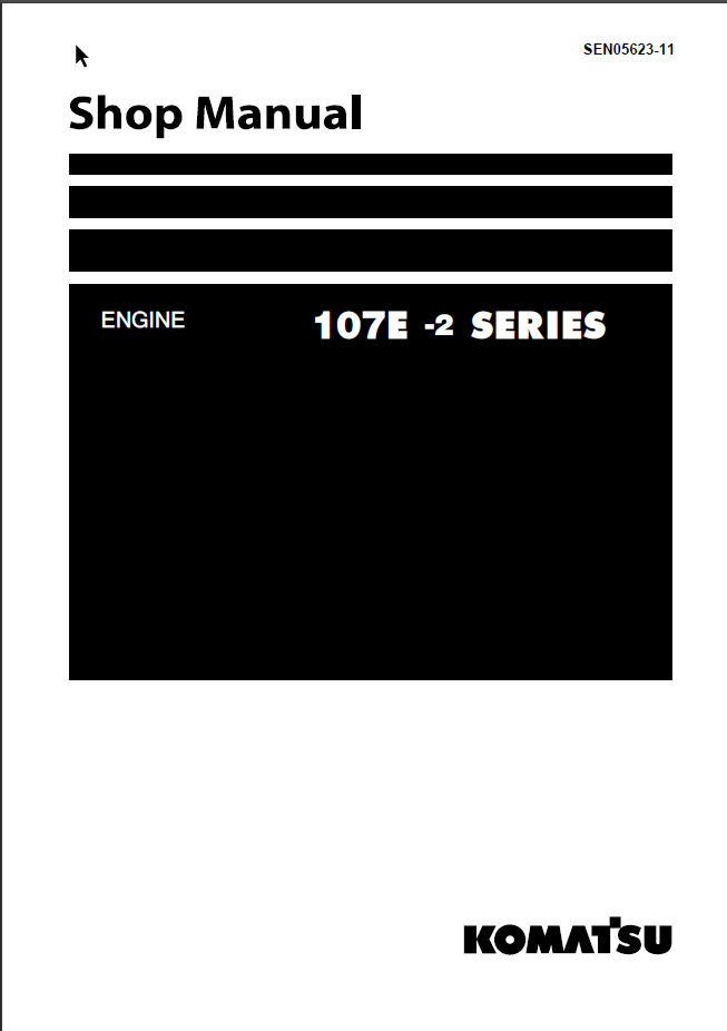 107E -2 SERIES Engine Shop Manual