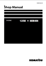 125E -6 SERIES Engine Shop Manual