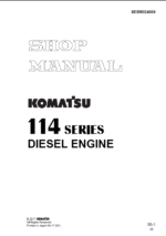 114 SERIES Diesel Engine Shop Manual