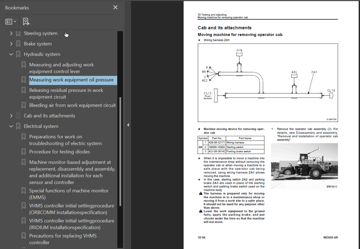 WD600-6R Shop Manual