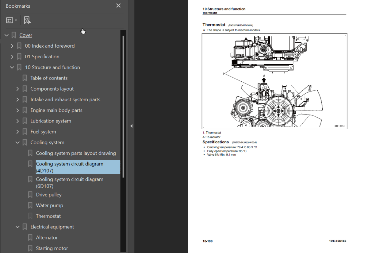 107E -2 SERIES Engine Shop Manual