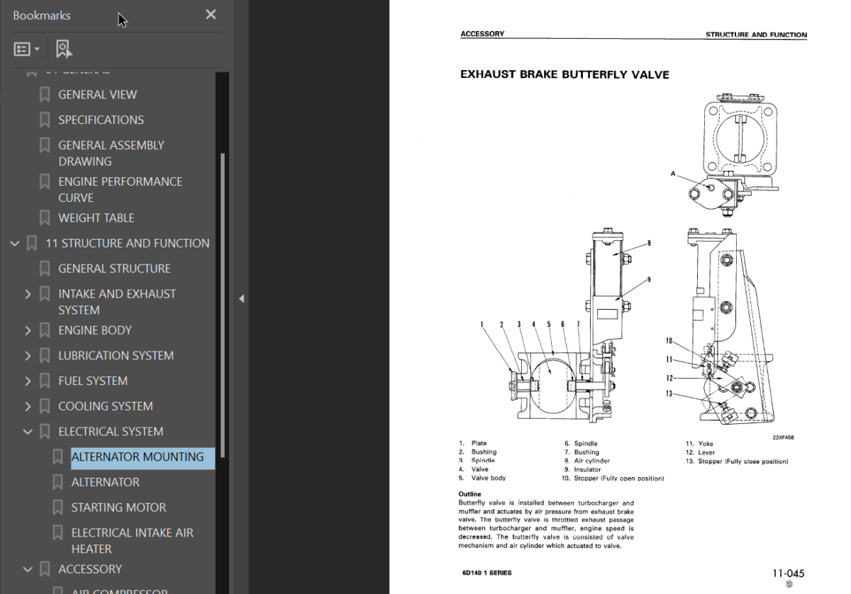 6D140-1 SERIES Diesel Engine Shop Manual