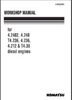 4.2482 4.248 T4.236 4.236 4.212 & T4.38 Diesel Engine Shop Manual