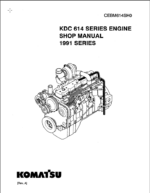 KDC 614 SERIES Engine Shop Manual