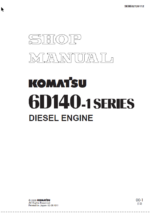 6D140-1 SERIES Diesel Engine Shop Manual