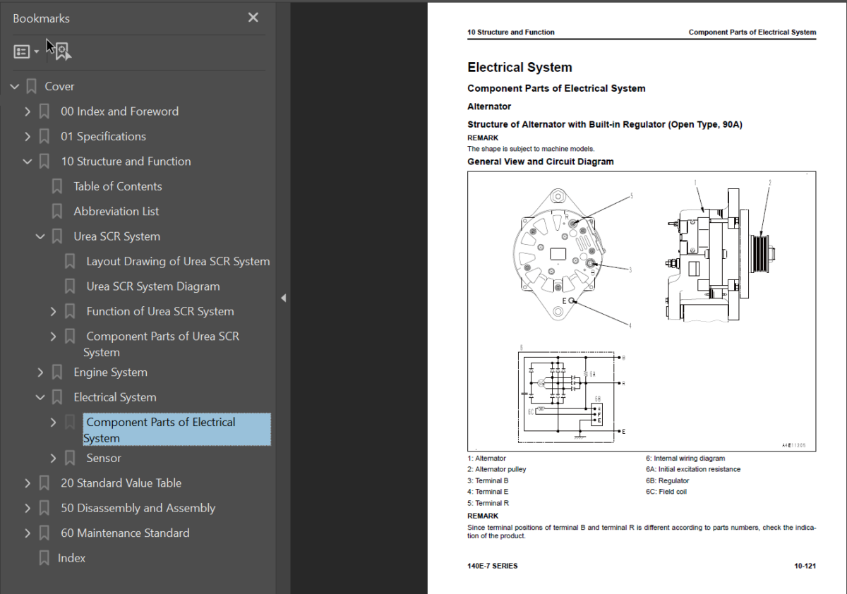 140E-7 SERIES Engine Shop Manual